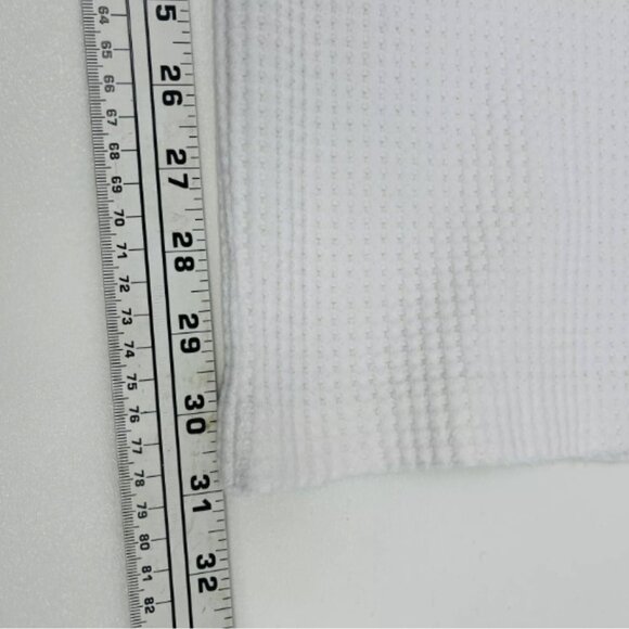 Norma Kamali White Waffle Knit Track Pants Side Stripe - Picture 13 of 15